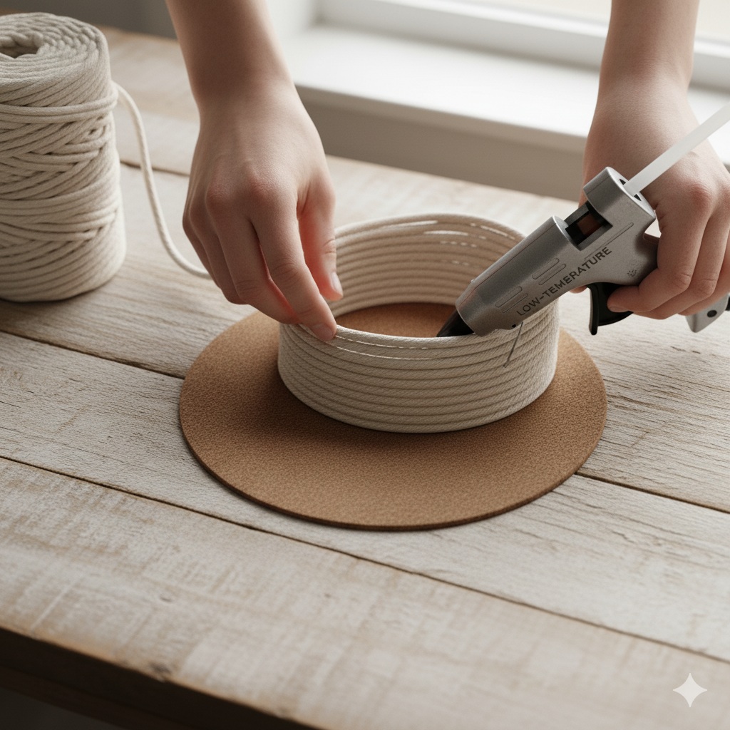Organización con estilo: aprende hacer cestas de almacenamiento de cuerda y tela reciclada