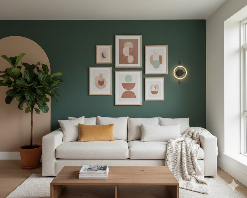 Transforma tu hogar con el poder del color: crea estilo y profundidad con una “pared de&nbsp;acento”