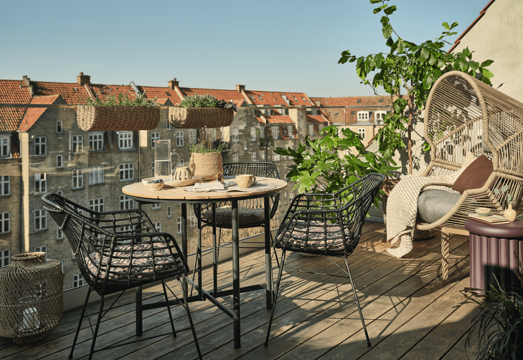 JYSK presenta soluciones de mobiliario de jardín ideales para espacios&nbsp;reducidos