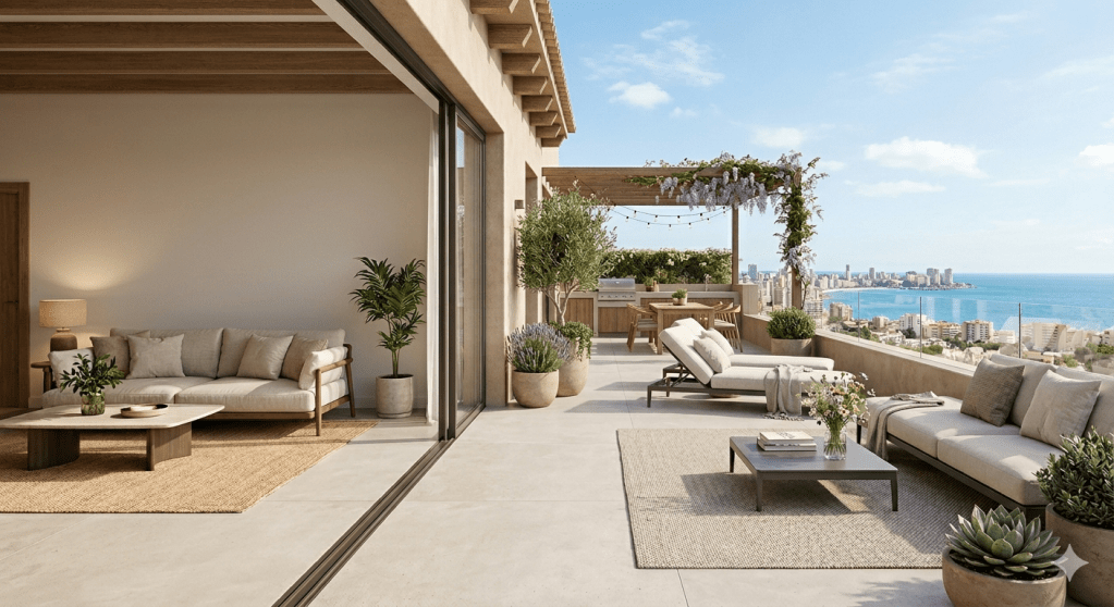 La terraza como extensión del salón: cómo eliminar las barreras de tu&nbsp;hogar