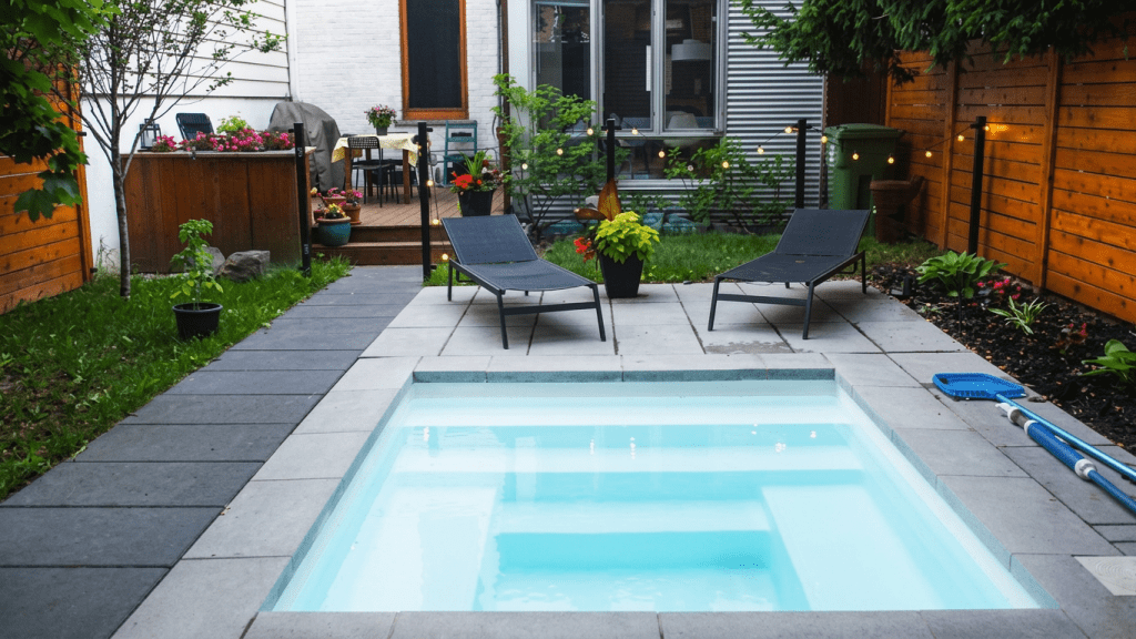 Inspiradoras ideas para piscinas en patios&nbsp;pequeños