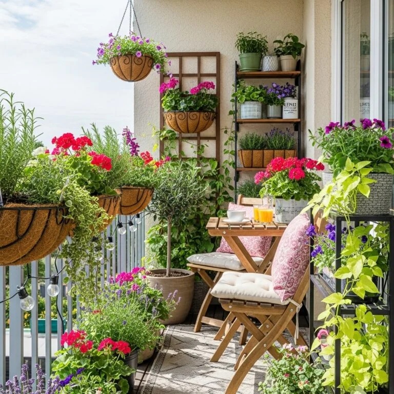 Oasis urbano: las mejores plantas para cultivar en balcones pequeños en primavera-verano