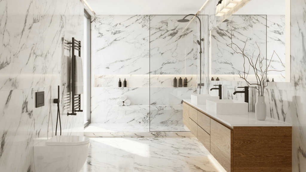 10 baños modernos con ducha que te&nbsp;encantarán